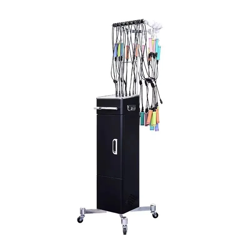 

【specialized】Dual-Client Hair Salon Digital Perm Machine With 40pc Hair Rollers Hot Perm For Barber Shop Use