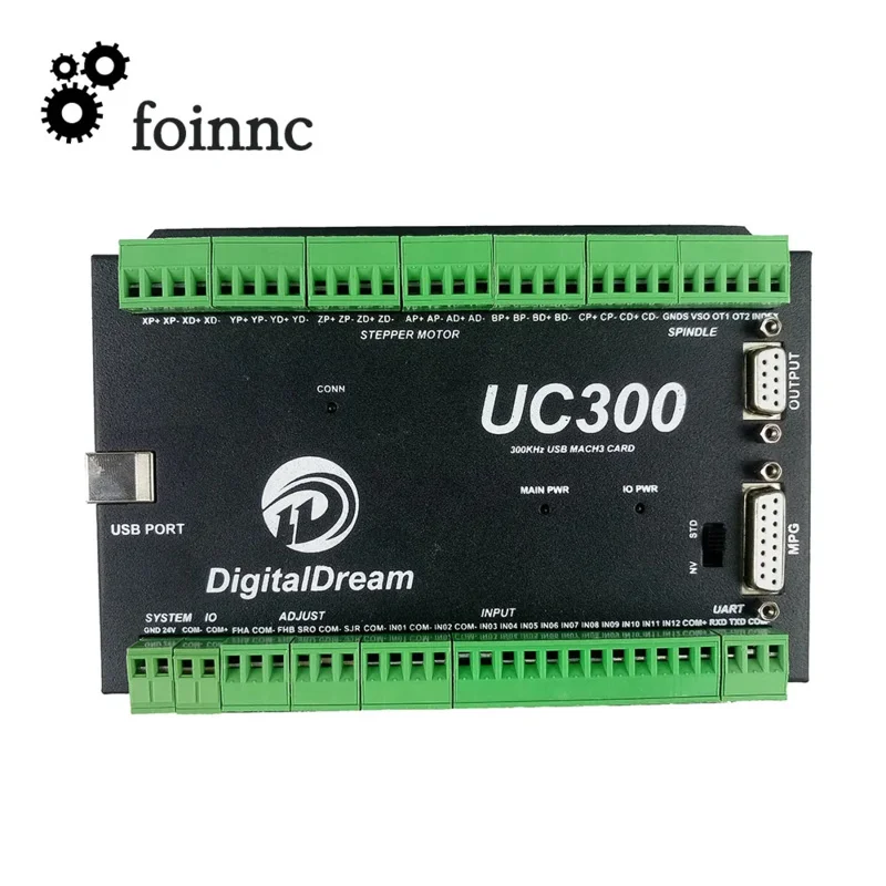 USBモーションコントローラーカード,nvum,アップグレード,CNCフライス盤用,UC300, 3軸,4軸,5軸,6軸