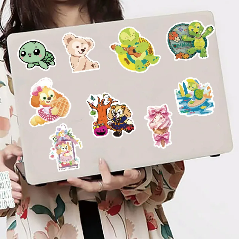 50 قطعة ملصقات أولو ميل لطيف أولو ميل السلاحف ملصقات صناعة يدوية سكرابوكينغ الهاتف الأمتعة سكيت الشارات مقاوم للماء