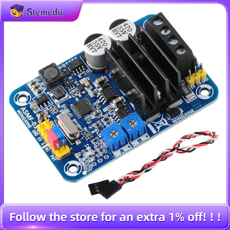 ASMF-04 Single Channel High Torque 500Nm Controller for Robot High-torque Control DIY Servo (ASMF-03 Upgraded Version) Board