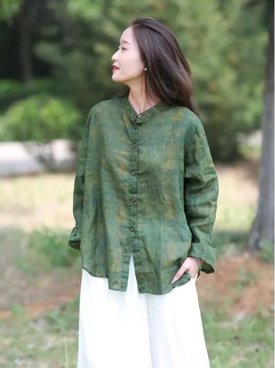 Faionable فضفاض طويل Sve المرأة irt العرقية Sle الفنية خمر أعلى عارضة تنوعا ألياف البوليستر irt