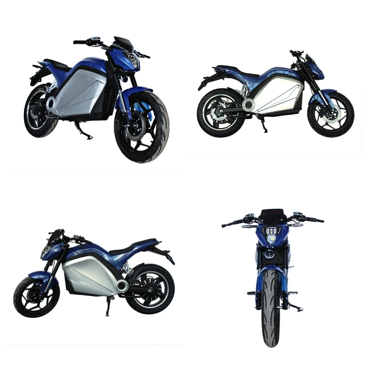 Luyuan 2026 Latest Model 2000/3000W 72V Adult Electric Street Bike With High Speed And Fast Charging