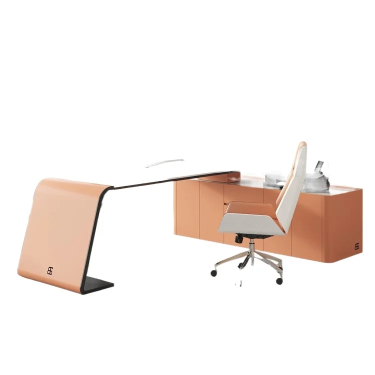 

Сланцевый стол, угловой стол босса, высококачественный письменный стол, современный минималистичный дизайн