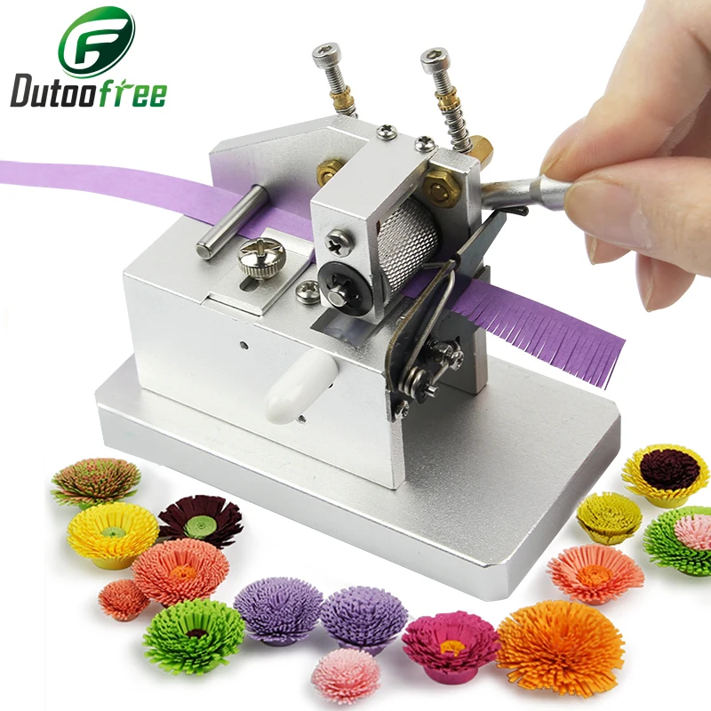 DIY Manual Paper Tassel Quilling Machine Mini Paper Art Tassel Cutting Machine DIY Paper Craft Cutting Roll Machine 3D Handmade