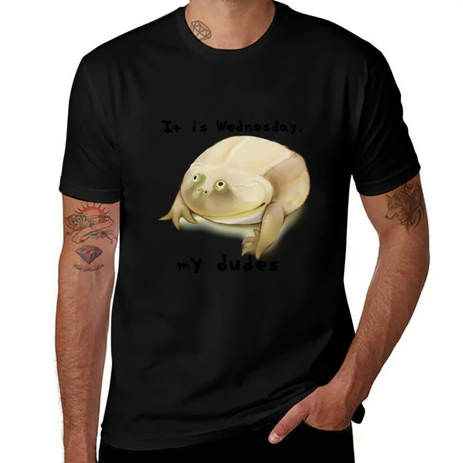 

It is Wednesday my dudes T-Shirt t shirt for man 100 percent cotton mens graphic t shirts T-Shirt