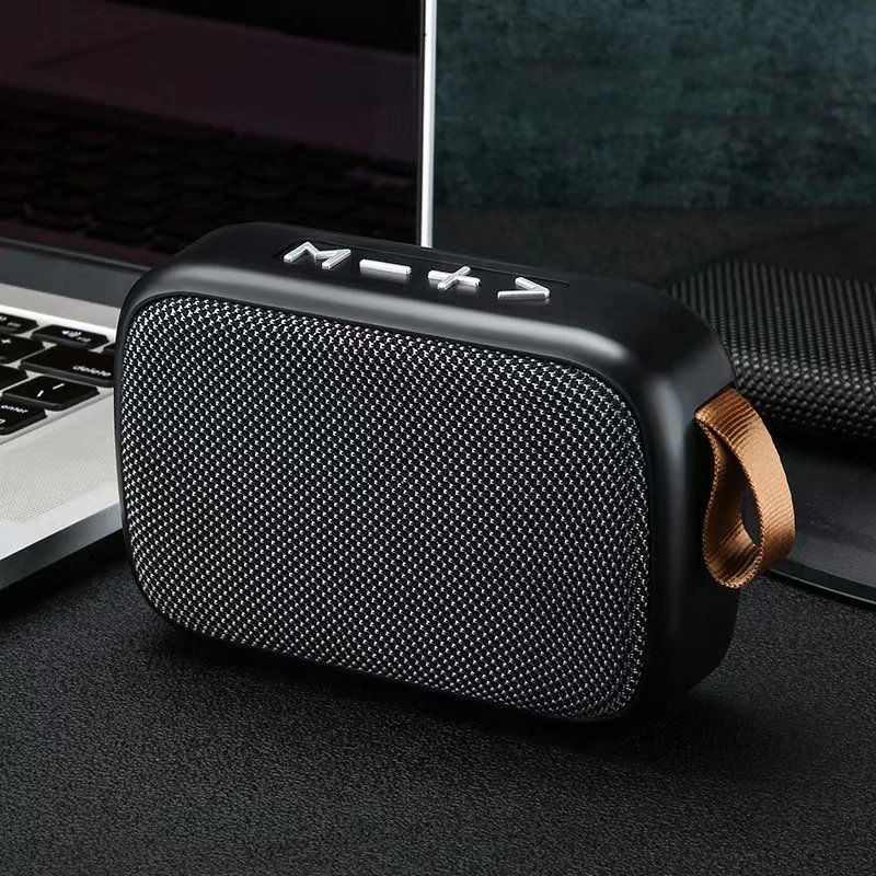 Wireless HIFI Speaker For Outdoor And Indoor Portable Black Sports Subwoofer Plug-in USB Audio Speaker Accessories