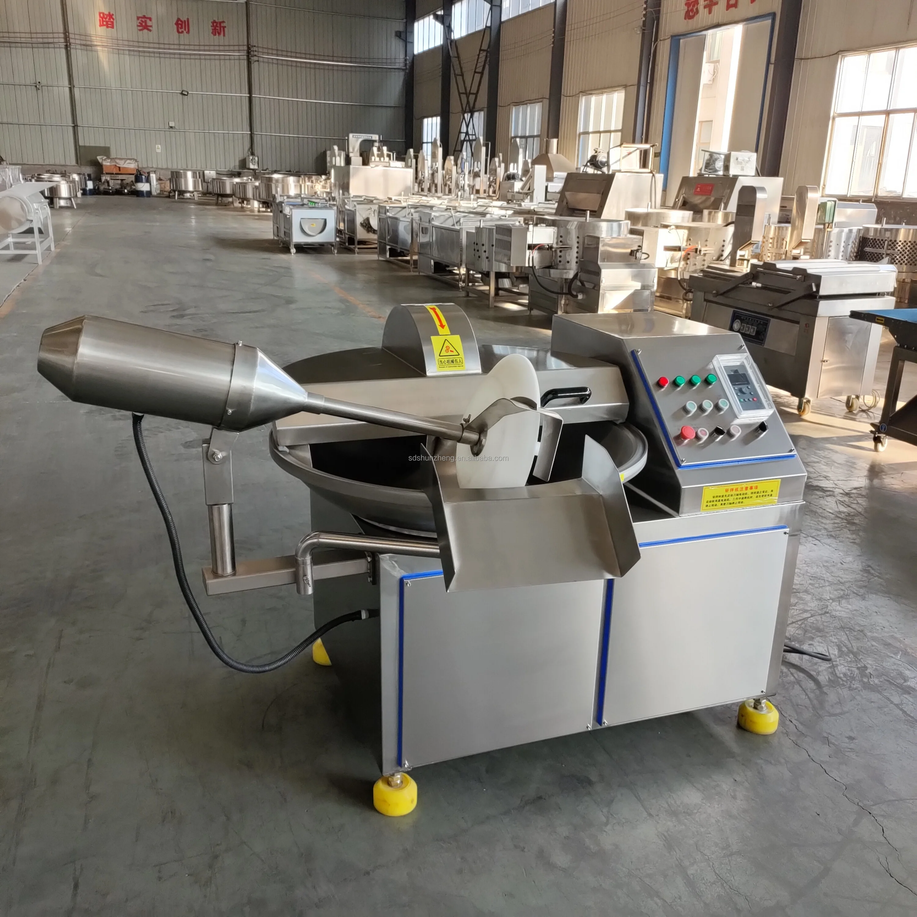 Maisheng Electric Industrial Meat Cutter Machine Automatic Vegetable Meat Bowl Cutter Machine Meat Bowl Chopper