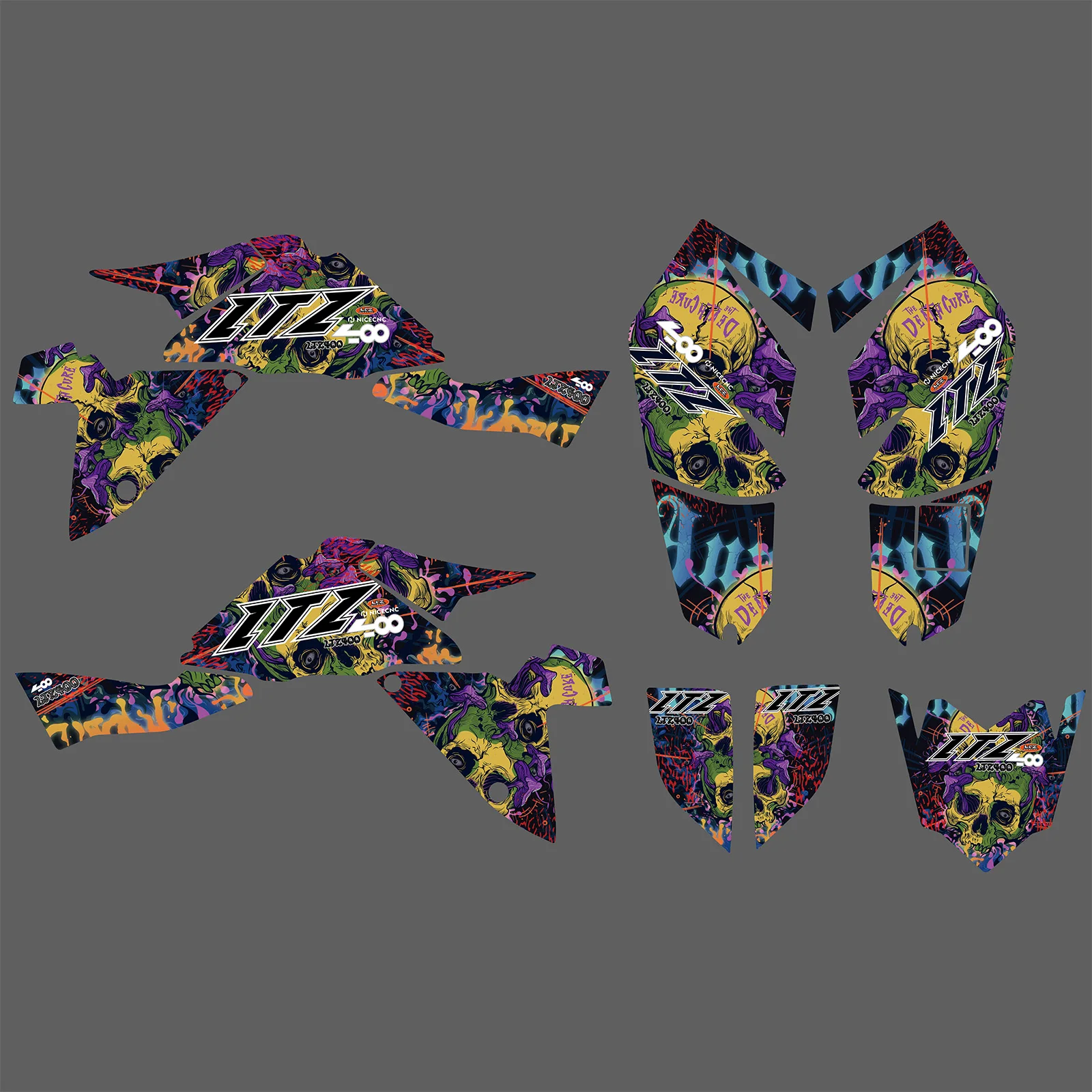 

NICECNC For SUZUKI LT-Z 400 LTZ400 2009 2010 2011 2012 2013 2014 2015 Motorcycle Graphics Background Decals Sticker Customize