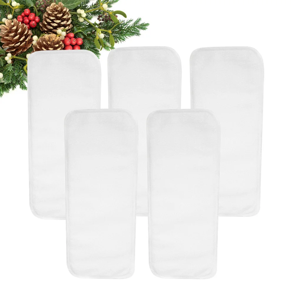 5 قطعة نانو الألياف الطفل شخيرة حصيرة دائم مريحة تصميم آمن للرضع الوليد وسادة قطن وسادة الطفل الأبيض الرضع شخ حصيرة #5