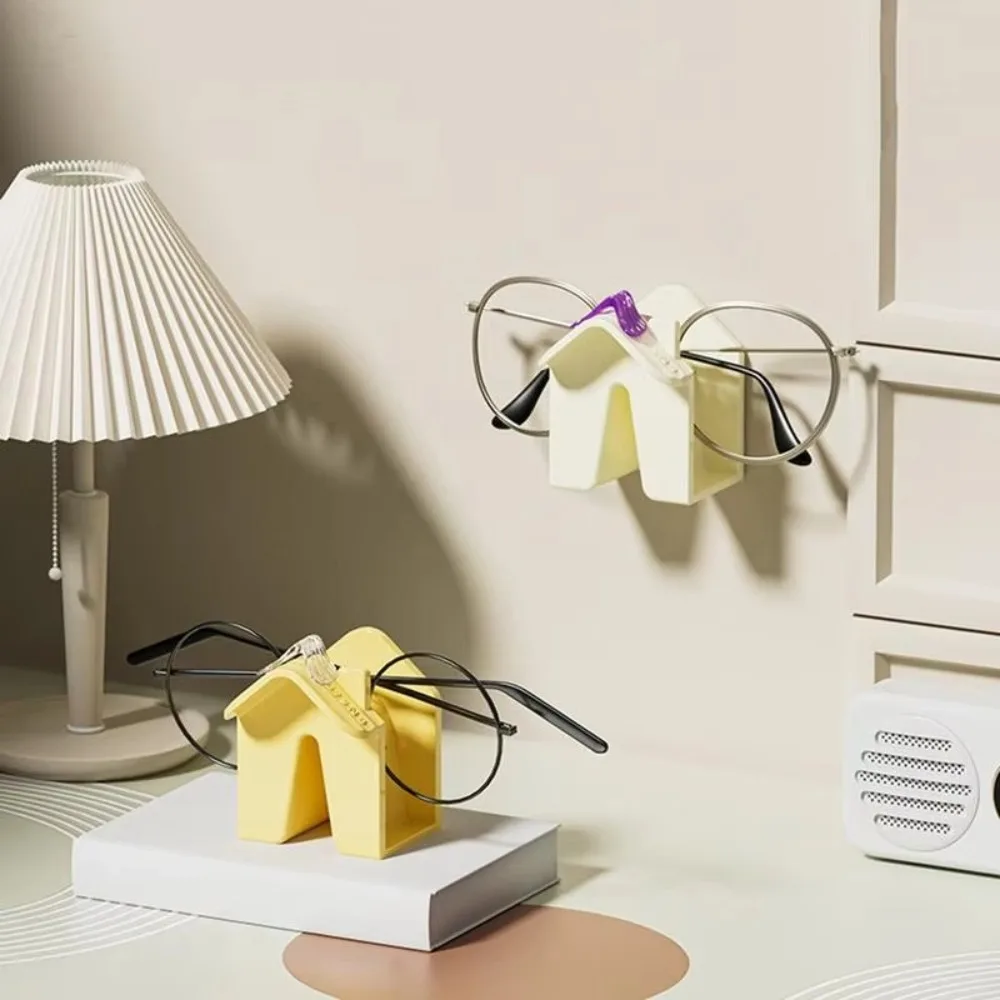 

Многофункциональный настенный держатель для очков 2 в 1, нескользящая силиконовая подставка для солнцезащитных очков, настольное украшение с воздушной подушкой