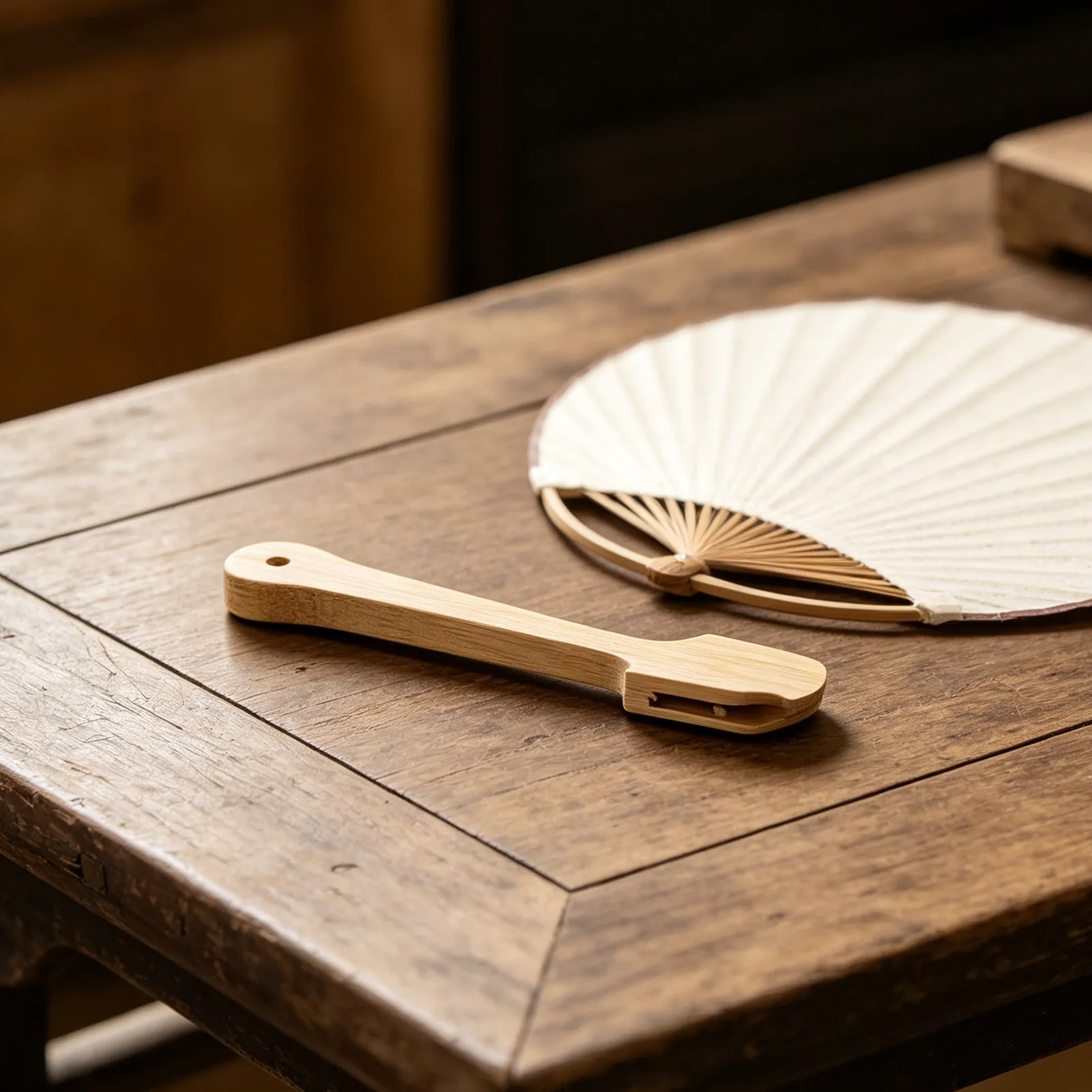 20Pcs Bamboo Fan Handles Wooden Handle for Fans 4.3 Inch Craft Sticks Hand Fans Sticks for Wedding Programs Decorative Fan