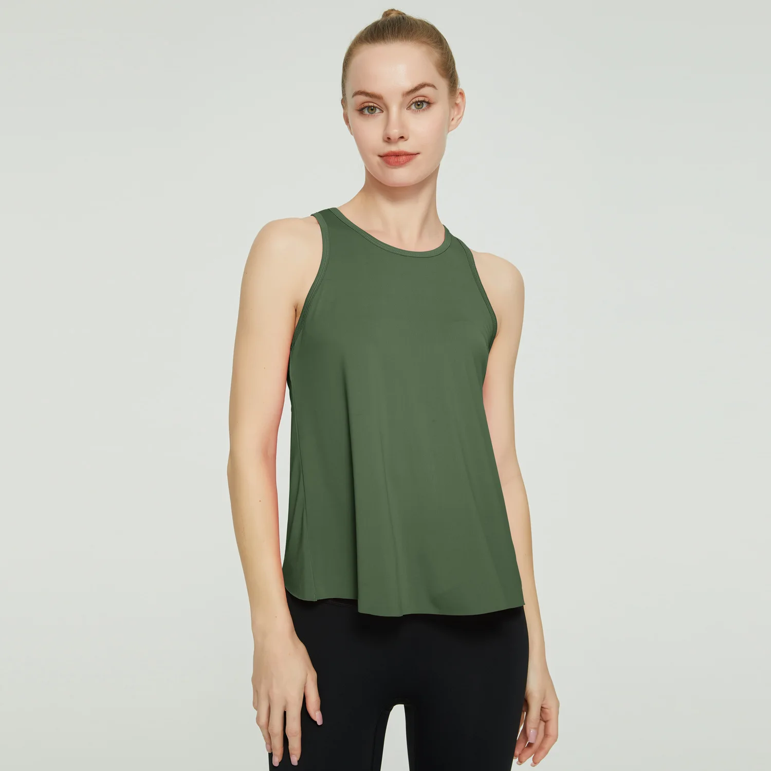 

Women Yoga Top Seamless Sport T Shirts Fitness Clothes Sleeveless Yoga Shirt Gym Top Running Active Wear Sport Top