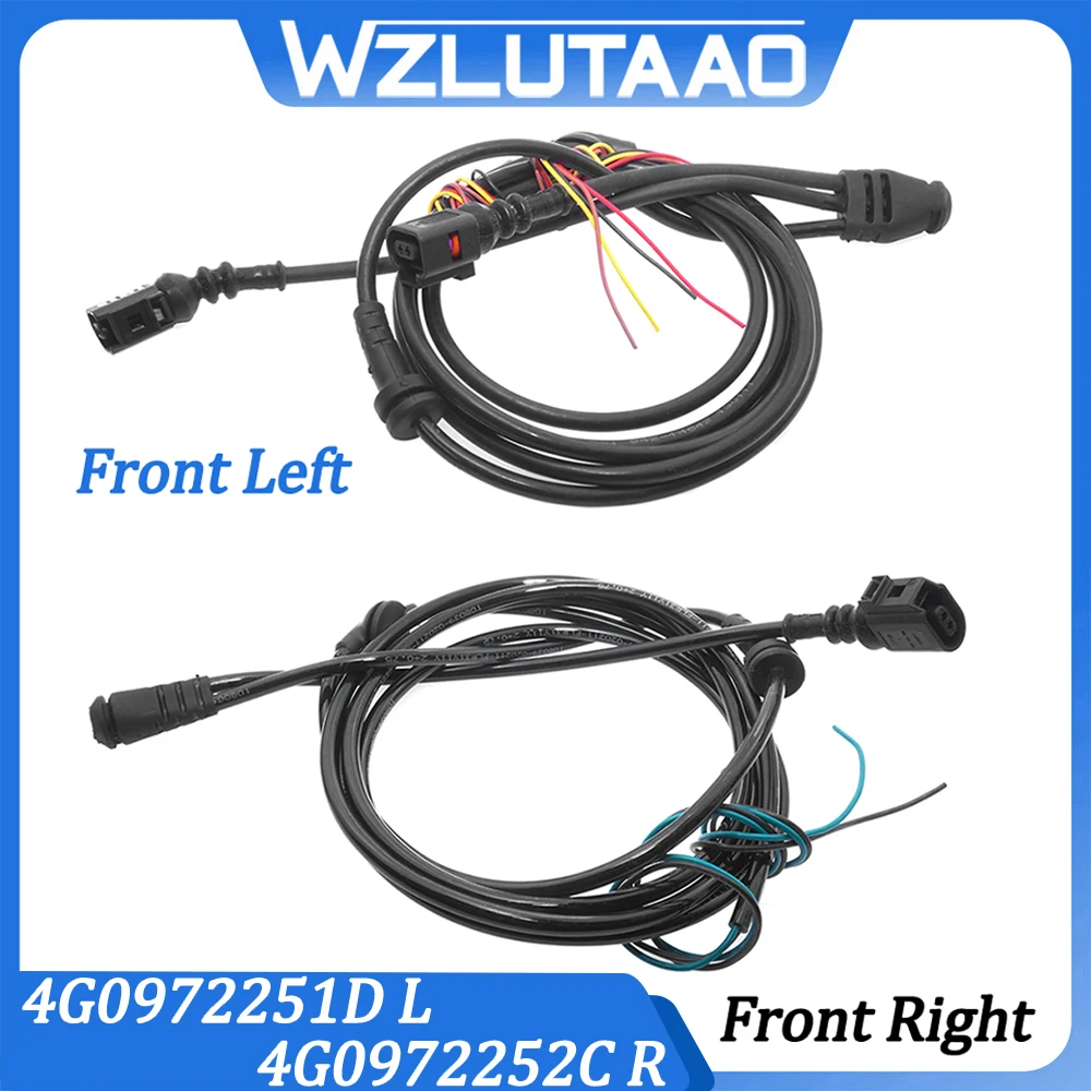 4G0972251D 4G0972252C Front L/R ABS Speed Sensor Wiring Harness For Audi A6 2011-2014 2011-2018 A7/11-14-18 RS6 RS7 4G0972251E