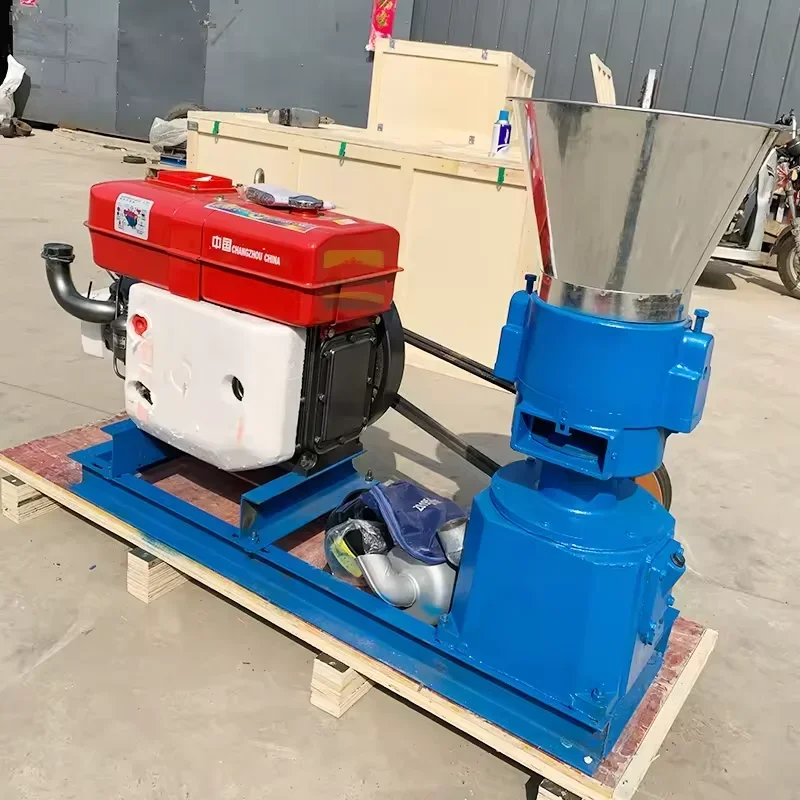 pelleting machine for animal feeds mini pelletizer small pellet mill diesel engine also for feed pellet