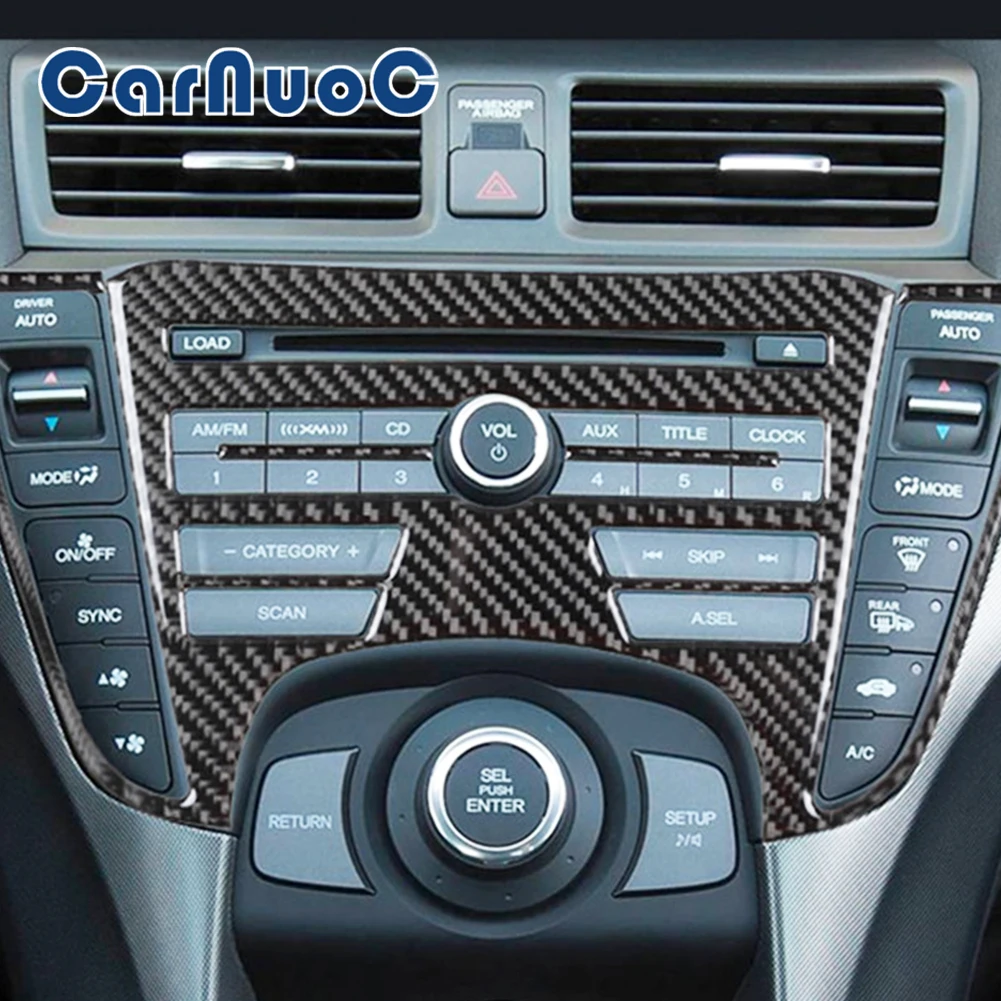 

Car Stickers For Honda Acura TL 2009-2014 Radio Control Panel Without Navagation System Auto Interior Decorative Accessories