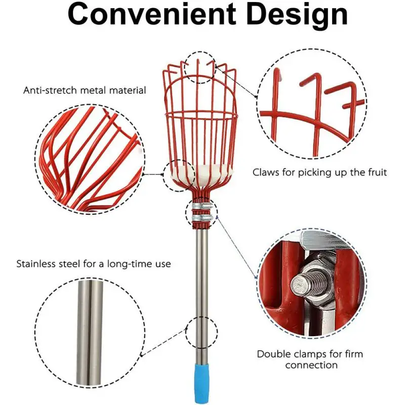 Fruit Picking Machine Fruit Collection Picking Catcher Device Is Practical And Convenient Fruit Picking Machine Gardening Tool