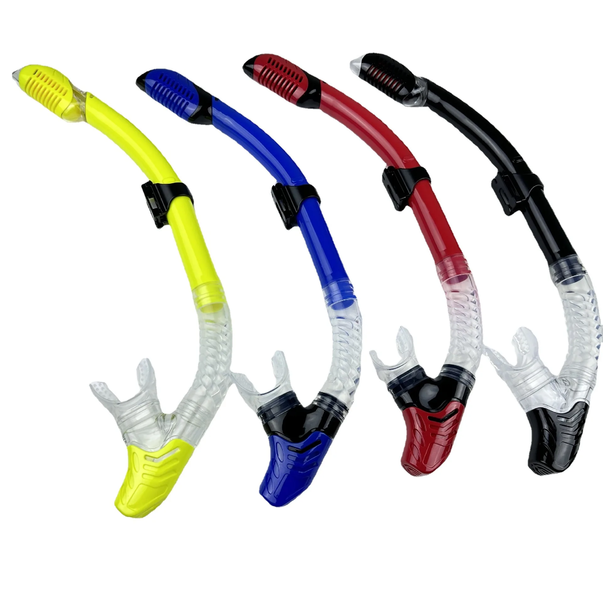 Free Snorkeling Professional Breathing Tube Diving Tube Fully Silicone Fully Dry Ventilated Swimming Equipment