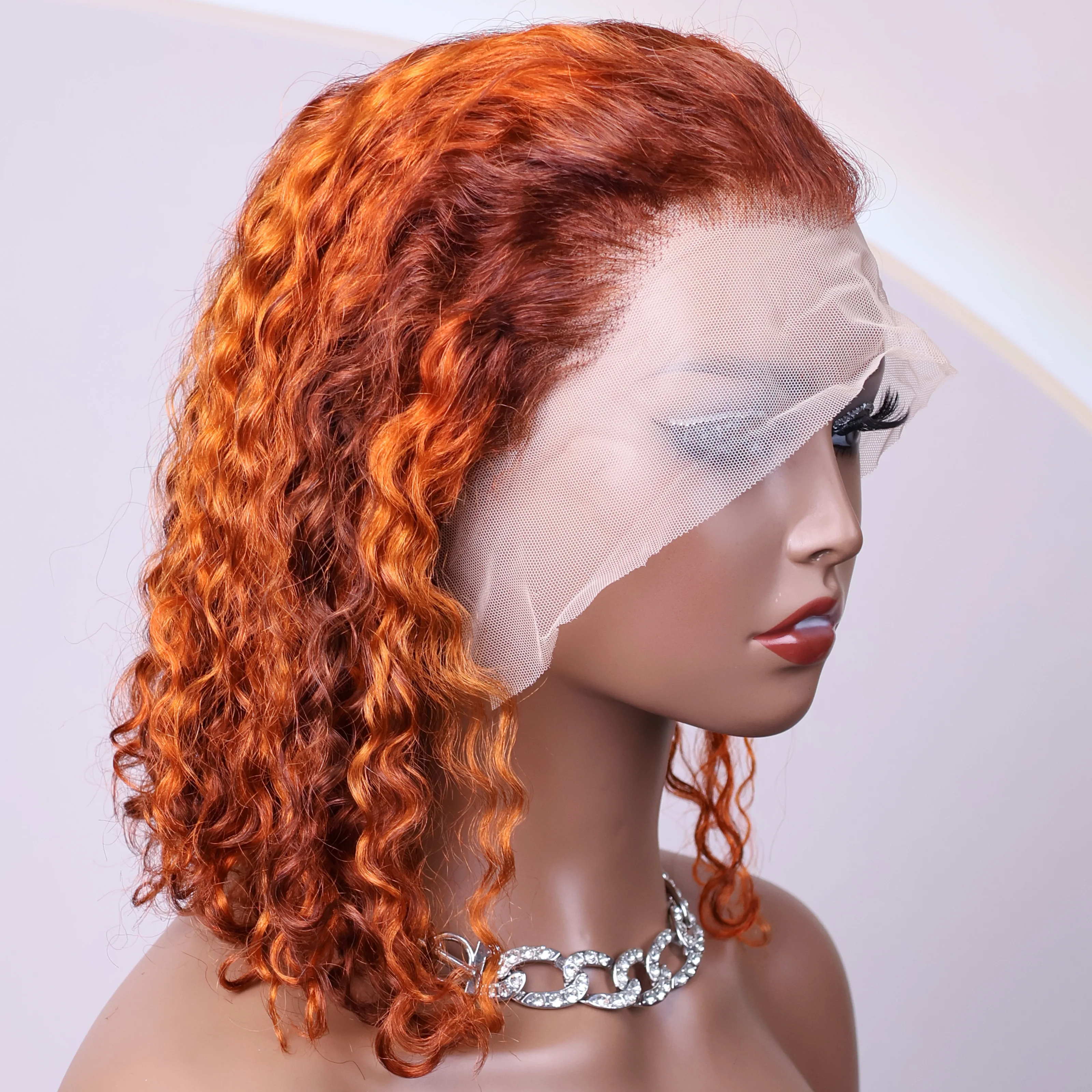 

200% Density Brazilian Remy Human Hair Wig 4 350 Human Hair Wig 13x4 Lace Frontal Wigs Short Curly Bob Wigs for Black Women