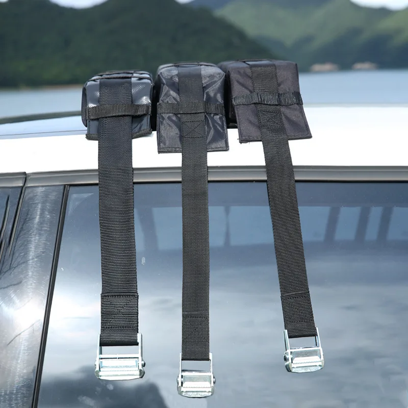 رف سقف كاياك مزدوج مع مشبك مجداف، رف سقف كاياك قابل للطي