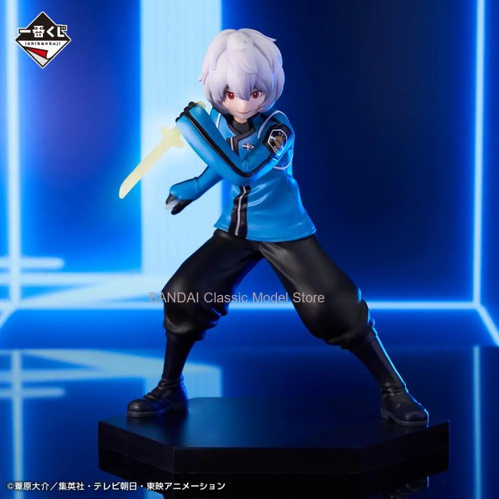 En Stock Bandai Ichiban kuji Kuga Yuma Hyuse figura World Trigger figura de Anime modelo de acción juguetes coleccionables regalo