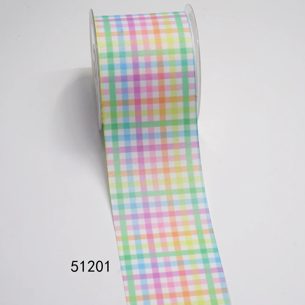 DIY Cartoon Dot And Stripe Printed Grosgrain Ribbon For Craft Supplies Sewing Accessories 5 Yards. 43366