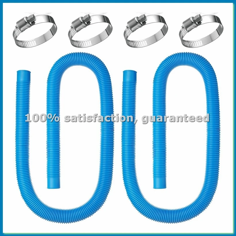 

Комплект из 2 шлангов для наземных бассейнов, диаметр 1,5 дюйма, длина 59 дюймов, шланг для фильтрующего насоса, совместимый с моделями насосов 607, 637-ANKL