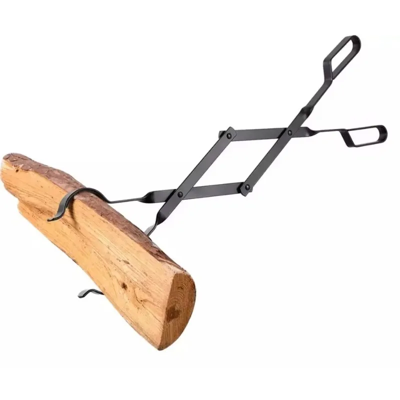 Fire pit tool for outdoor fireplace pliers Log grab fireplace set