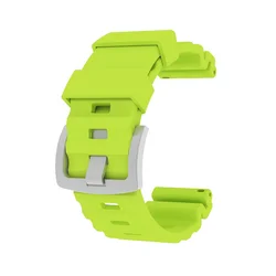 Soft color silicone rubber watch strap steel buckle outdoor quick release sports watch strap