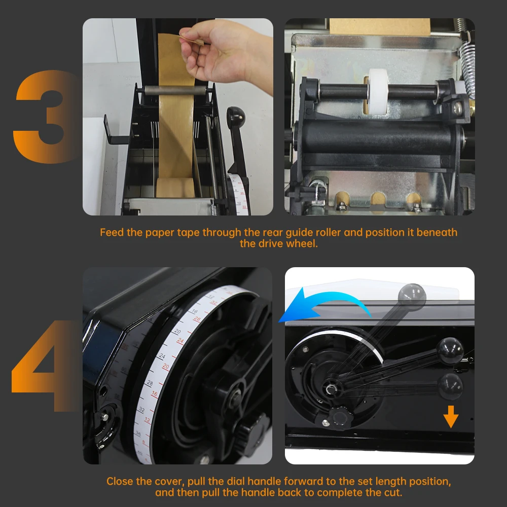 Custom Logo Manual Tape Dispenser Branded Packing Tape Cutter Cutting Tool Promotional for Business Client Corporate Use