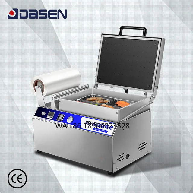 

Vacuum Food Sealer Machine Heat Sealer Film Skin Packing for Tray Containers Food Package Vacuum Skin Sealing VSP Machine