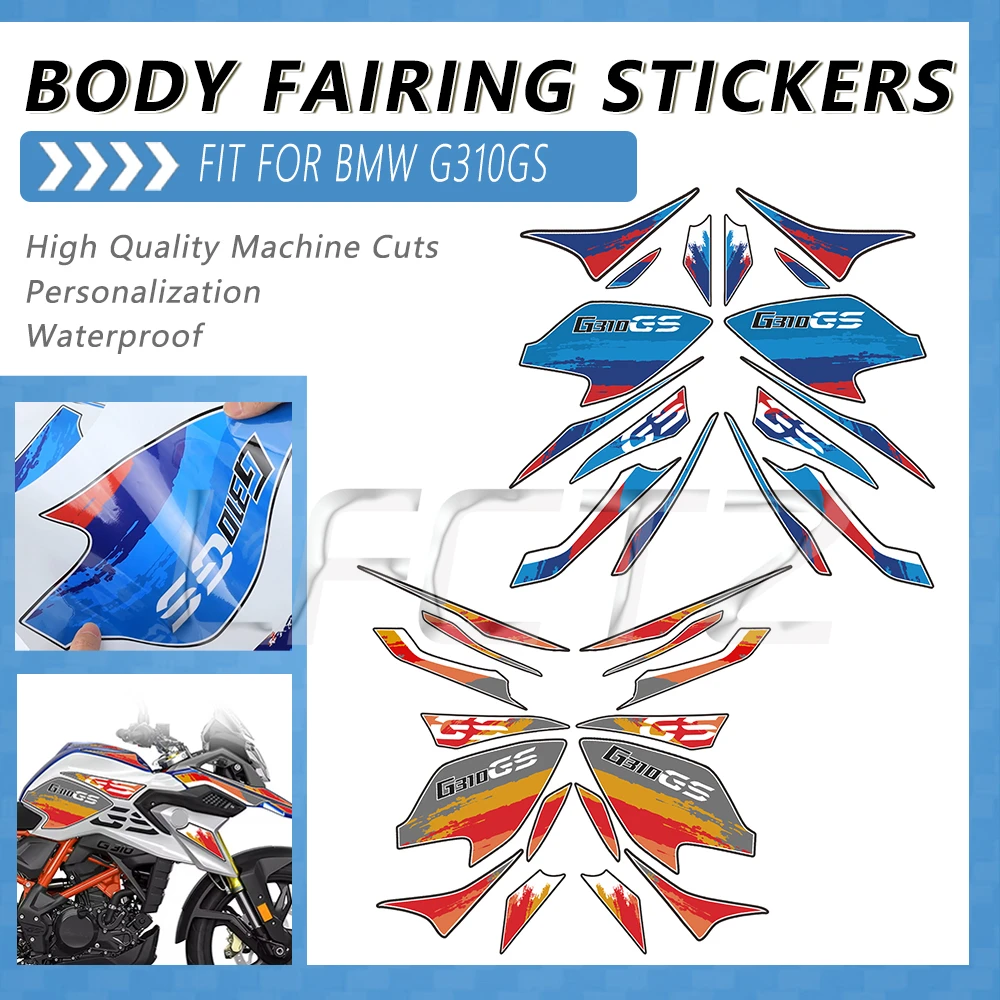 Fit for BMW G 310 GS G310GS G 310GS Motorcycle Body Decoration Decals Kit Full Fairing Protection Sticker