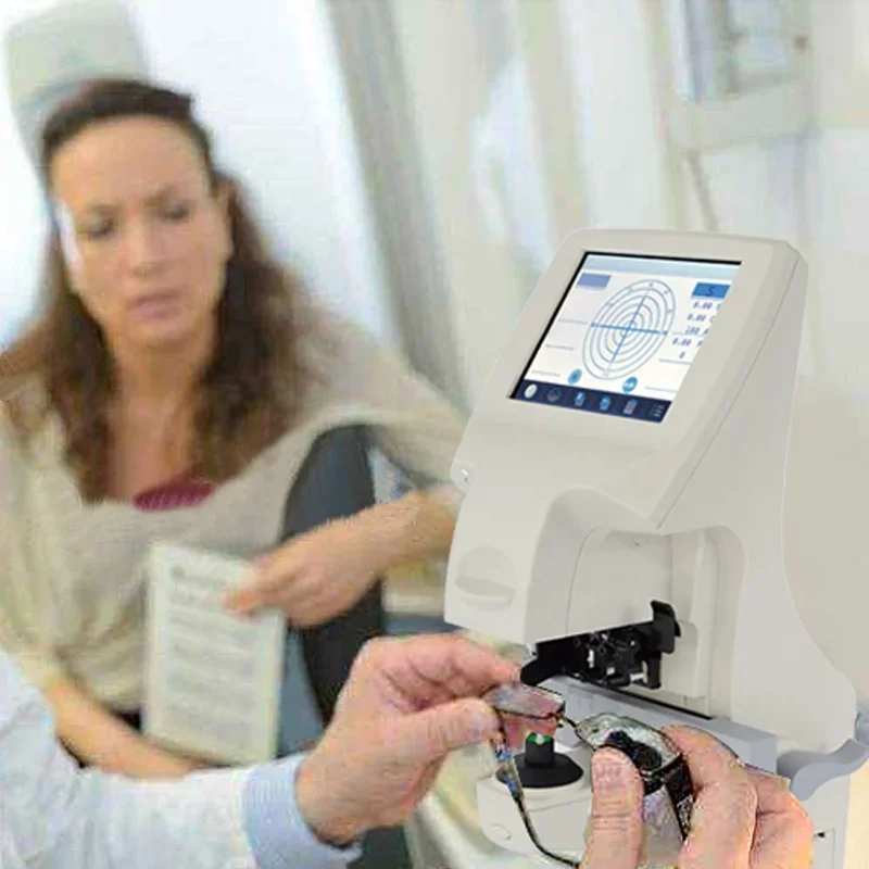

Auto Touch Screen Lensmeter Optometry Machine Optical Focimeter Lensometer With 1-Year Warranty Measures Lens Degree Meter