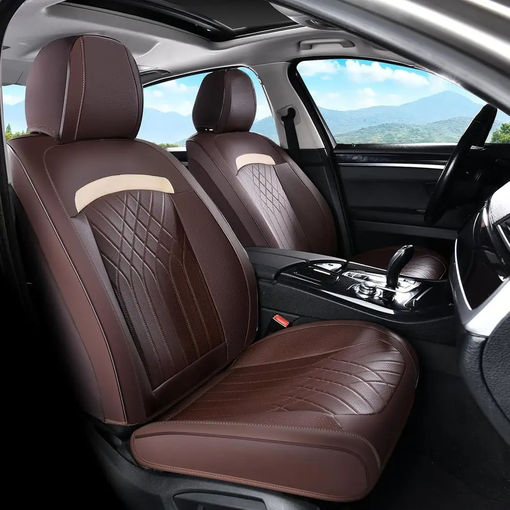 Universal Breathable Waterproof Seat Covers for Front and Rear Seats, Suitable for Most Cars, SUVs, and Pickup Trucks