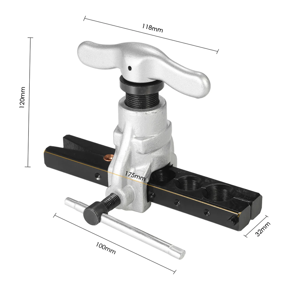 Reamer Flaring Tool Copper Pipe Flaring Tool Copper Tube Expander Eccentric Tube Expander Tool Refrigeration Tools