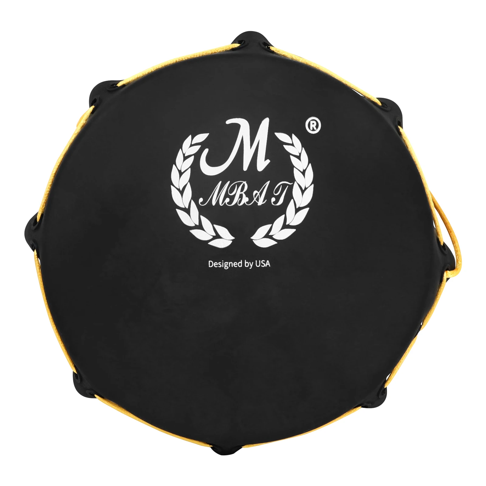 M MBAT Indian Drum Double Sided Rubber Skin Tambourine With Drumsticks Children Gift Music Initiation Toys Percussion Instrumets