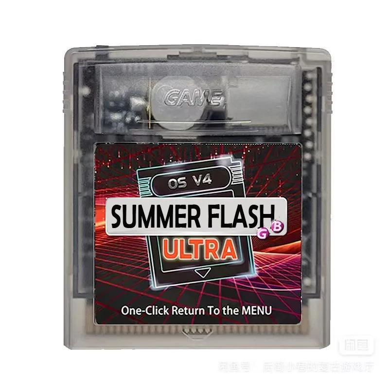 For Game Boy Color GB ULTRA GBC  Console game Cartridge 4000 in1 SUMMER FLASH Version Power Saving Remix Game Card