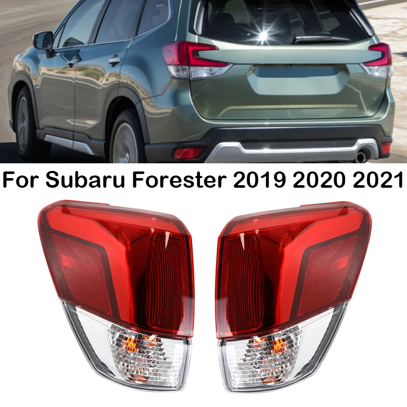 For Subaru Forester 2019 2020 2021 Left Right LED Car Tail Light Rear Tail Lamp Driving Brake Stop Lamp Turn Signal Stop Lamp