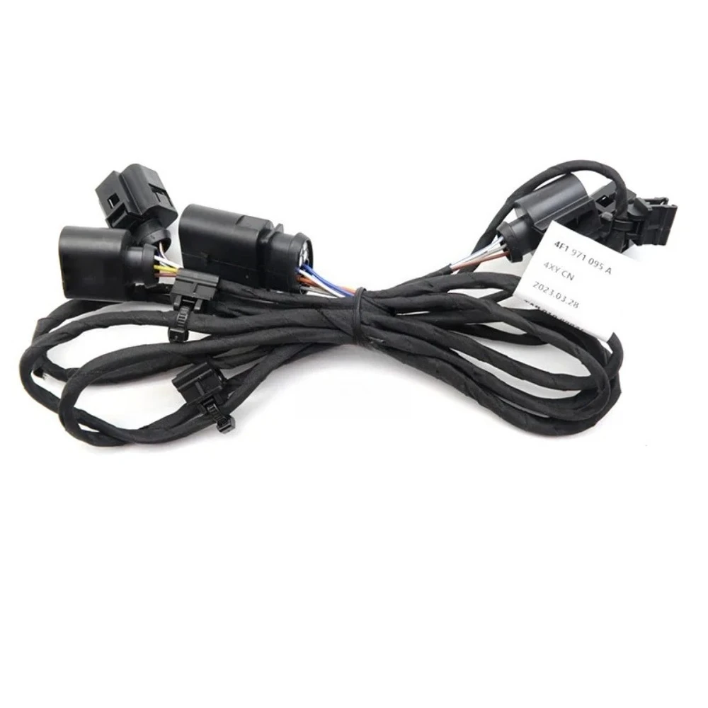 Arnés de cableado del Sensor de estacionamiento del parachoques delantero adecuado para Audi A6 C6 S6 2005-2012 conjunto de arné