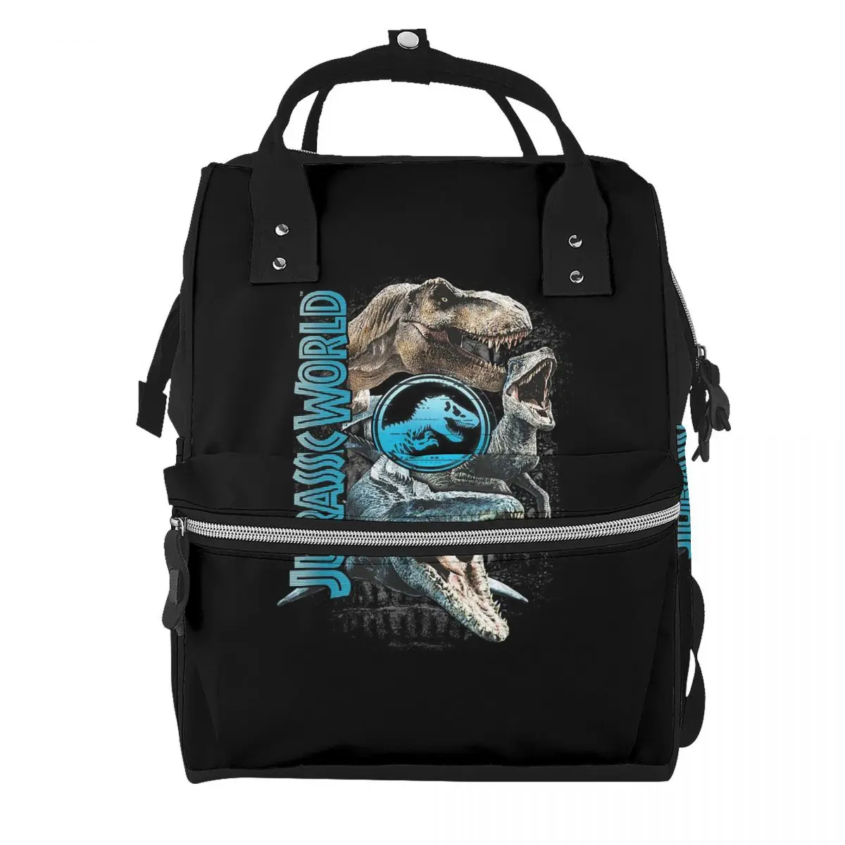 Jurassic World Dinosaur Movie Student Backpack School Bag Hiking Travel Daypack for Men Women Bookbag Shoulder Bags
