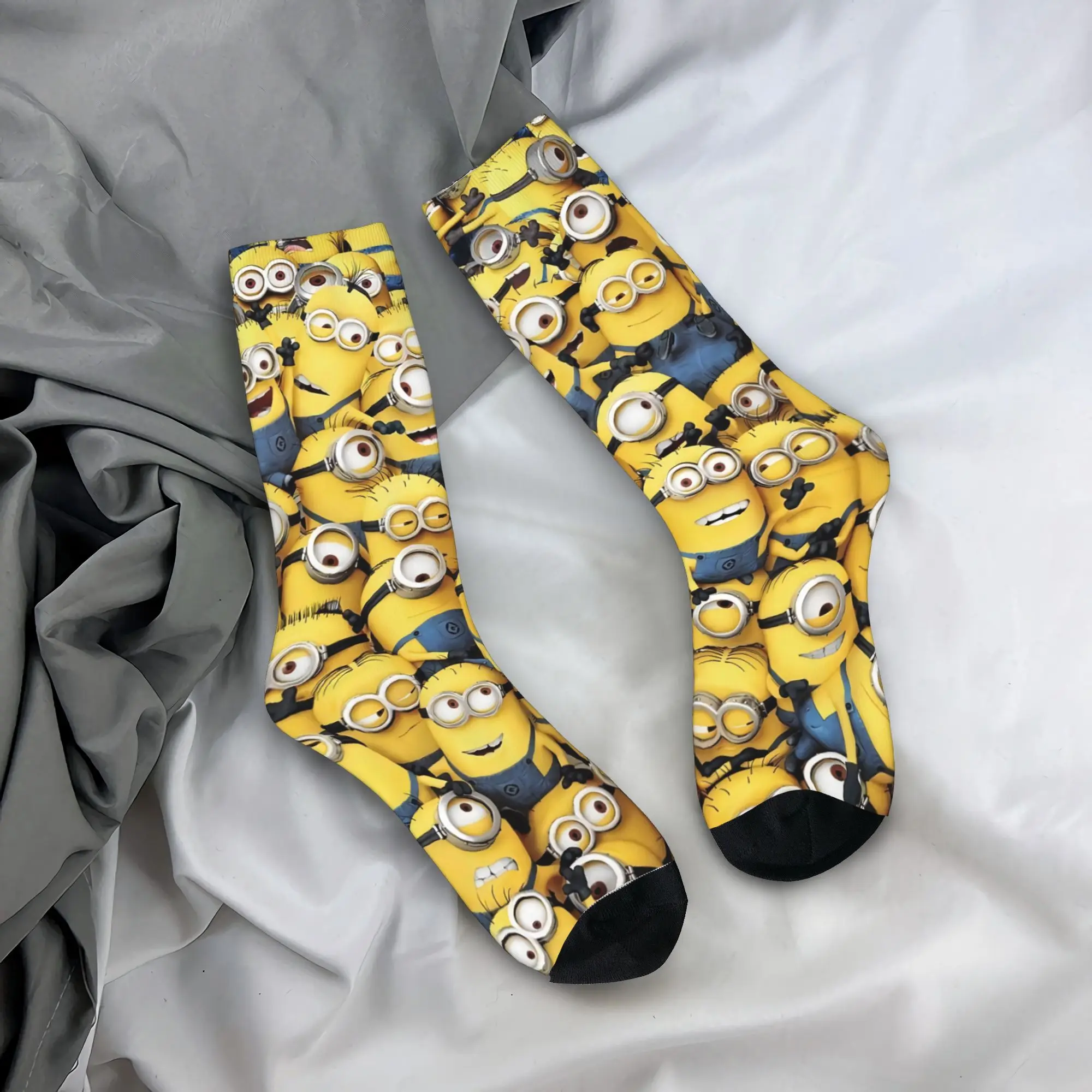 التوابع تكرار أنماط جوارب الرجال الجوارب عالية الجودة جوارب بأشكال مضحكة الشتاء الدراجات المضادة للانزلاق تصميم الجوارب هدية عيد ميلاد #1