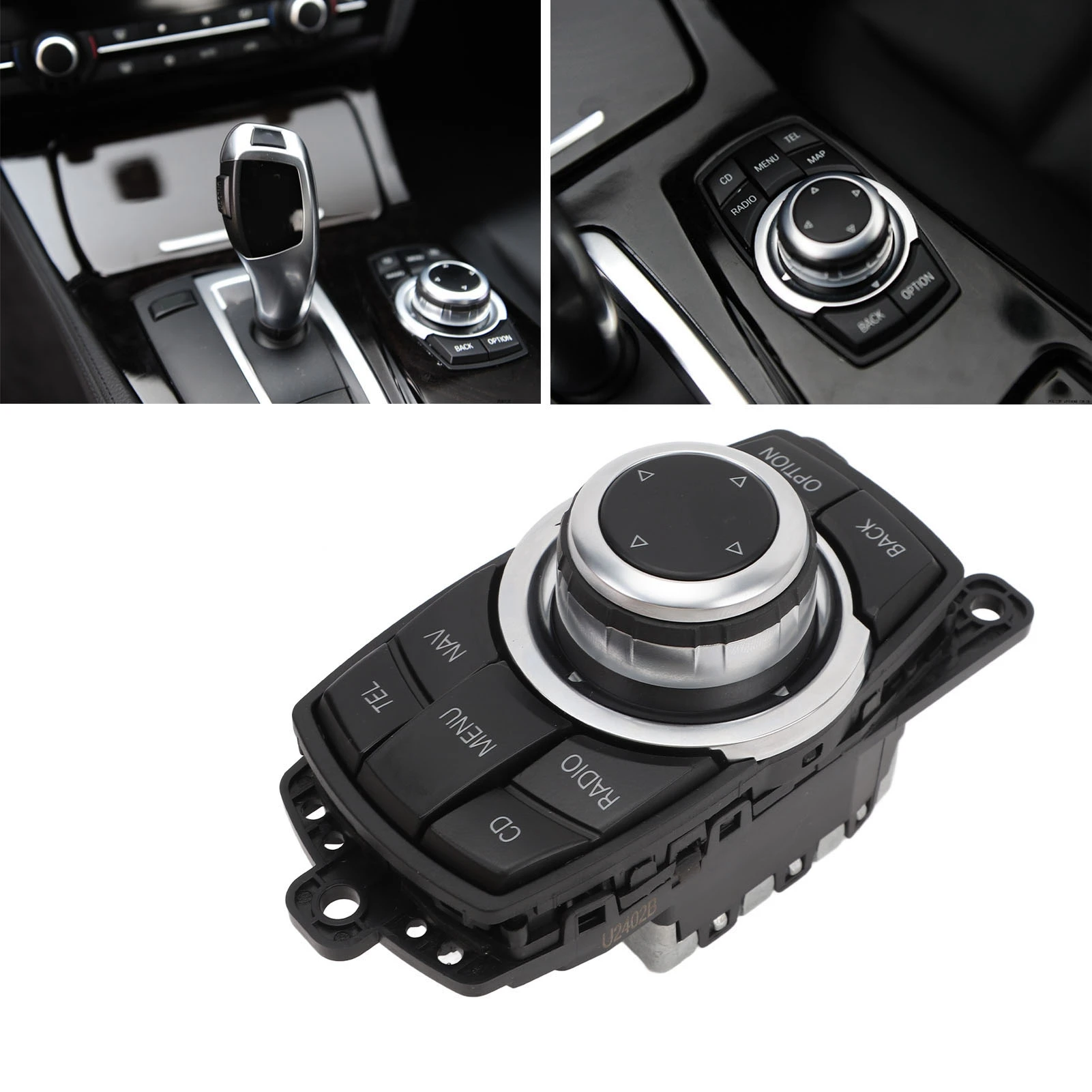 

Center Console Multimedia Knob 10PIN 9206444 Media Switch Navigation Controller Mouse for 5 Series F07 GT F10 F11 2008‑2011