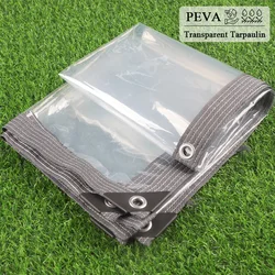 PEVA Film Transparent Thermal Insulation Waterproof Rainproof Windproof Tarpaulin Courtyard Balcony Pavilion Covered Tarpaulin