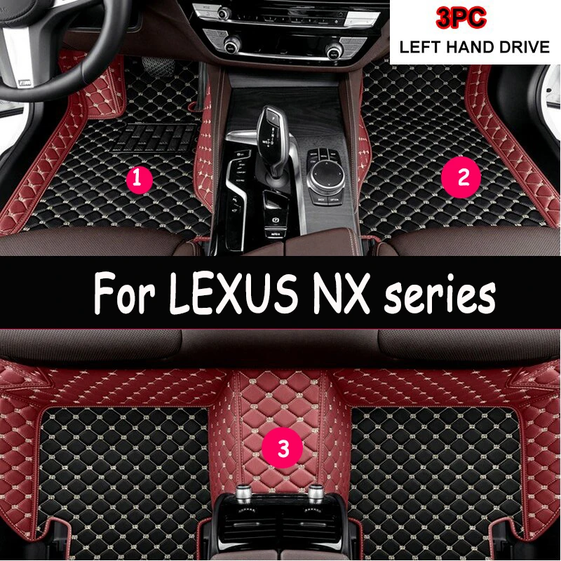 

Car floor mats for LEXUS NX series 200 300h 300 200t 2014 2015 2016 2017 2018 2019 2020 Custom auto foot Pads automobile