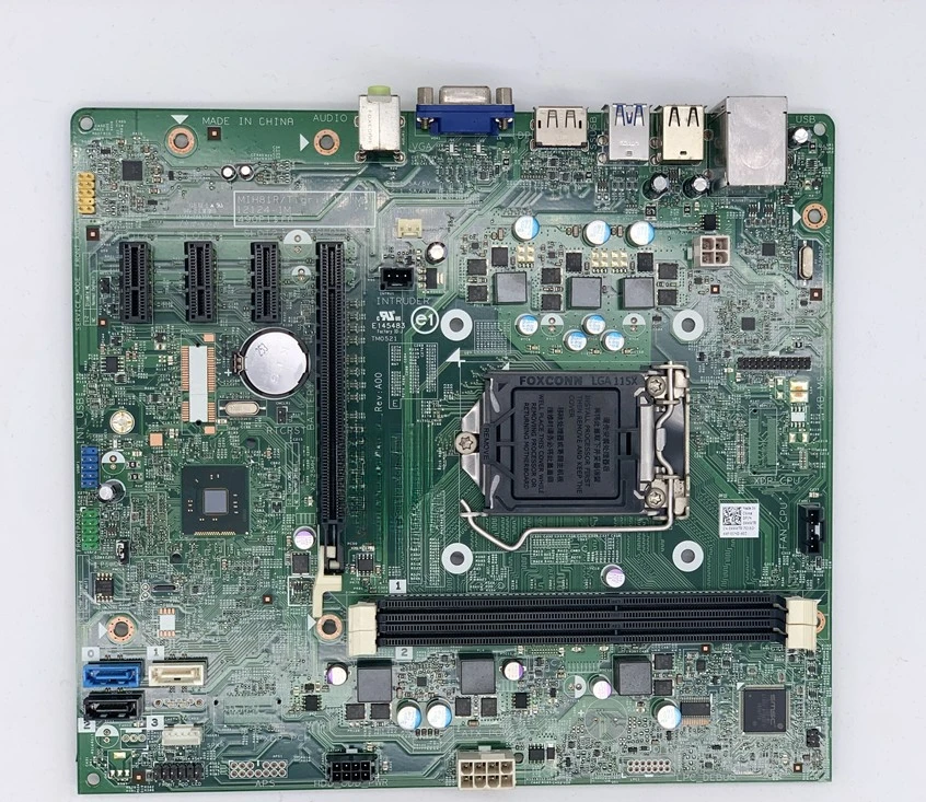 DELL MIH81R Main Board PN: VJ4YX PN: 490P1 1 2124-1 2 E145483 TM0521