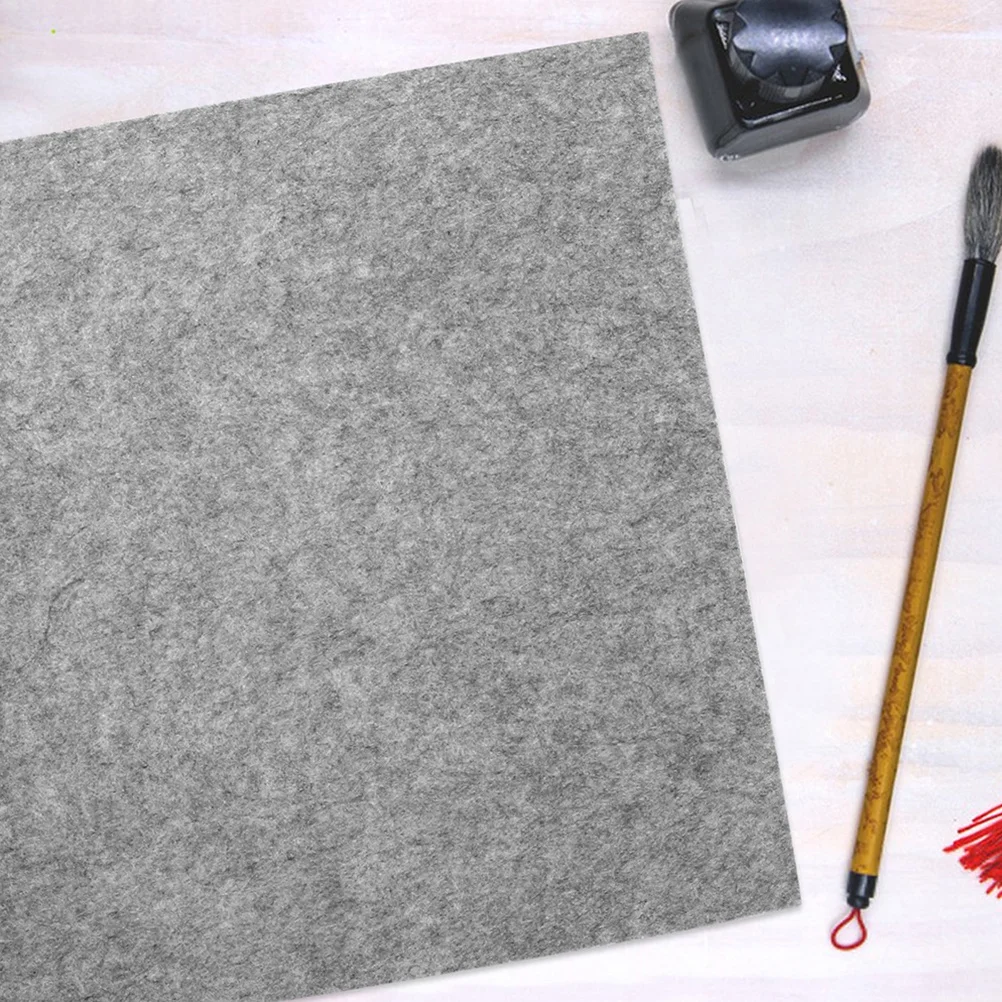 

3Pcs Calligraphy Felt Mat Chinese Painting Felt Pad for Students Professional Artists Portable Protective Desktop Cover