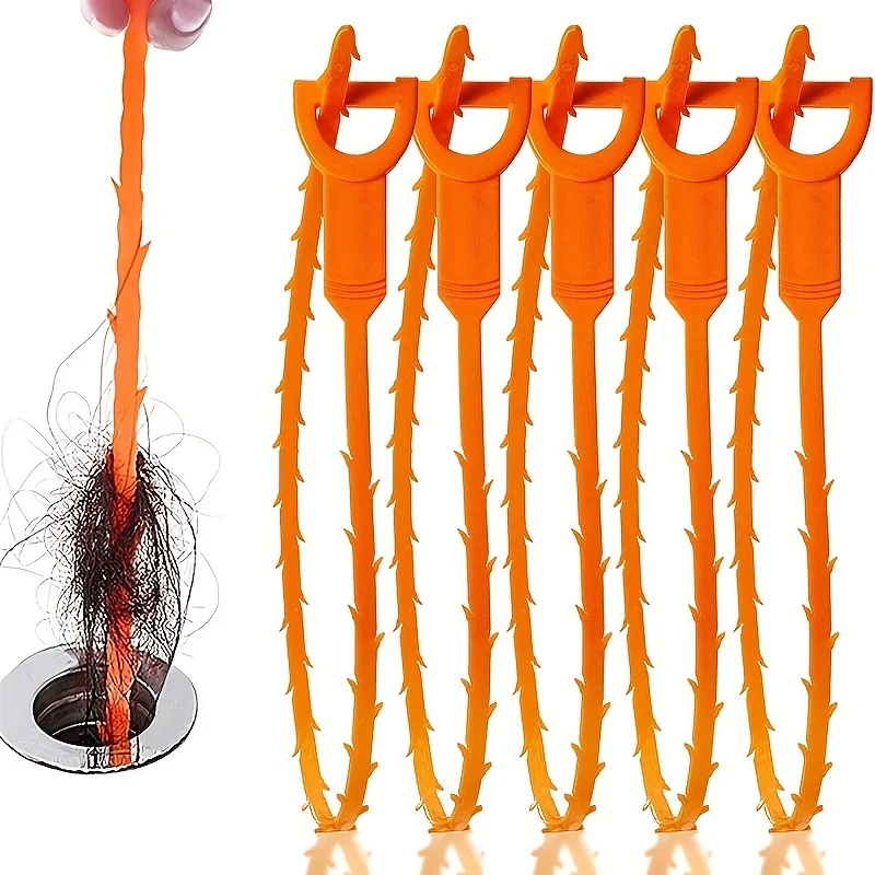 3/5PCS Drainage Blockage Remover Shower Clean The Sink Snake Bathroom Accessories Hair Blockage Garbage Sewer Dredging Tools