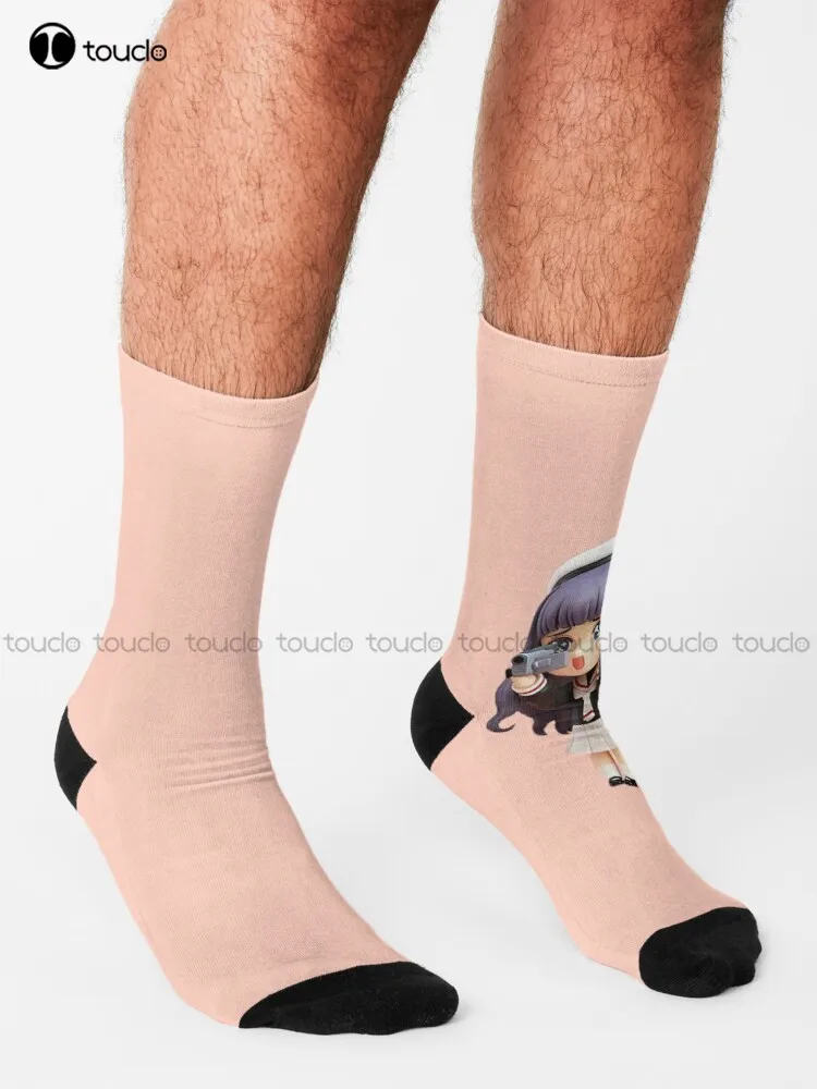 Matching Tomoyo-Sakura Set (Tomoyo) Socks Athletic Socks Men 360° Digital Print Design Cute Socks  Creative Funny Socks