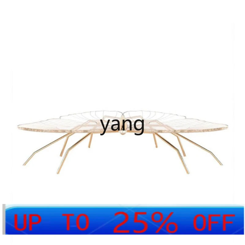 

LH Transparent Acrylic Dragonfly Console Tables Butterfly Coffee Table Desk Modern Living Room