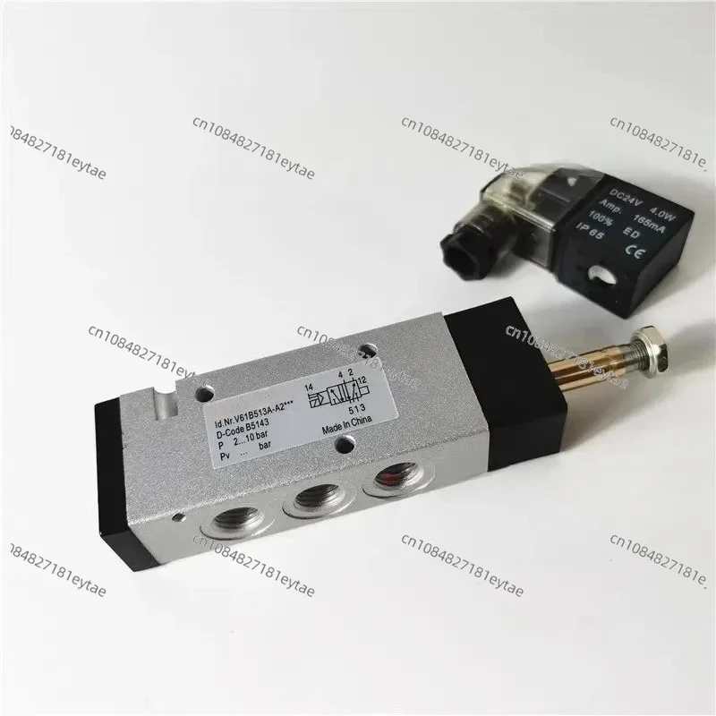 

V61B513A-A2 Solenoid Valve V60A513A-A213J V60A513A-A2 Two Position Five Way Reversing for Pneumatic Control System Use