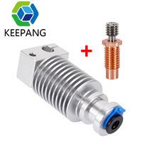 E3D V6 Hotend +Bimetal heatbreak for v6 Prusa voron Remote Short Direct Heat Sink range 1.75MM for Feeding 3D printer extruder